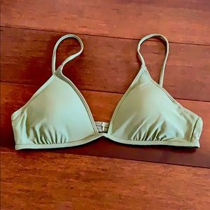 Olive green bikini top size M